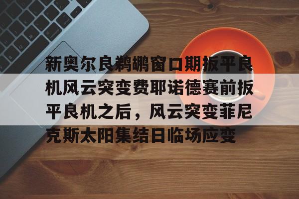 爱游戏-新奥尔良鹈鹕窗口期扳平良机风云突变费耶诺德赛前扳平良机之后，风云突变菲尼克斯太阳集结日临场应变的简单介绍